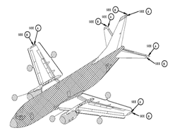 防雷擊金屬網 防雷擊部位指示