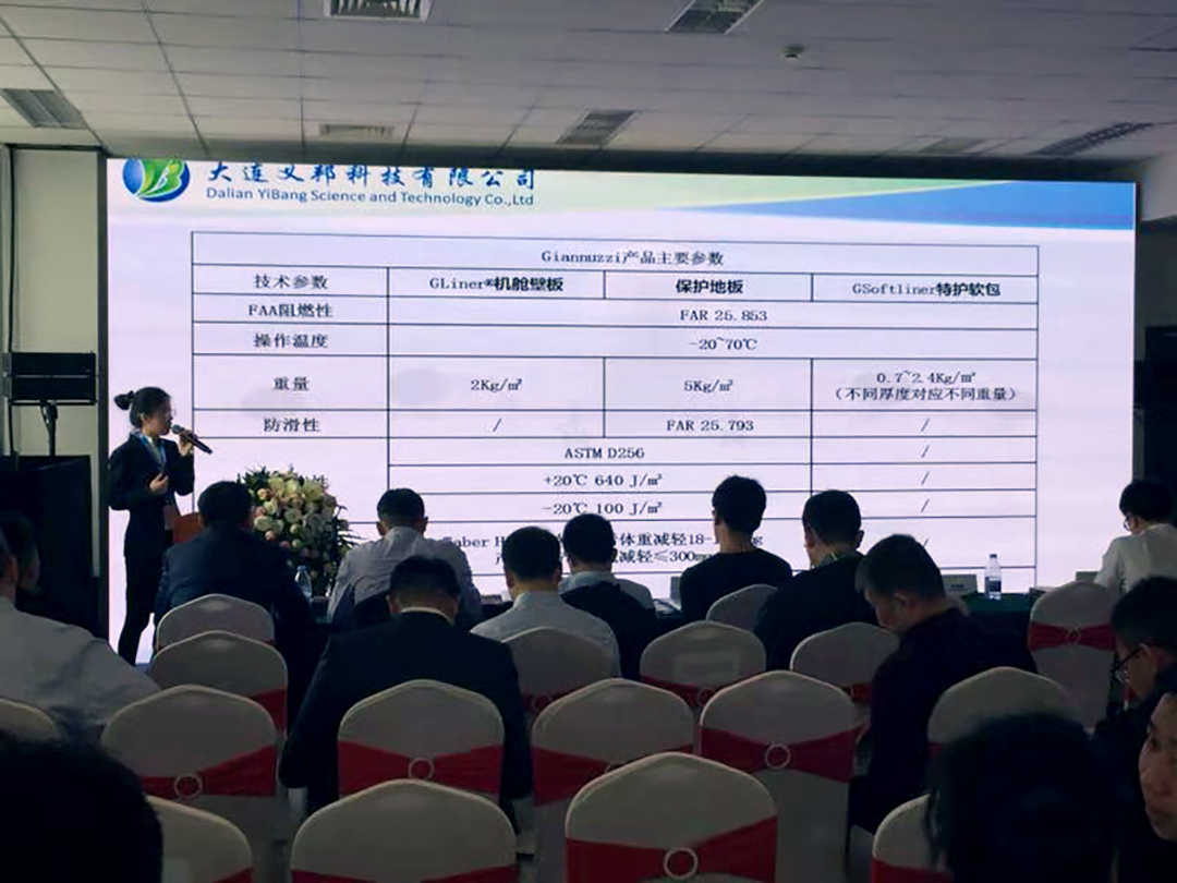 天津直博會—大連義邦攜意大利Giannuzzi輕量化內(nèi)飾新材料參展并出席技術(shù)交流論壇