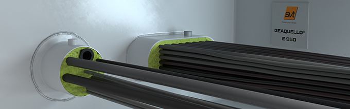 SVT多重管線貫穿密封系統GEAQUELLO? E950